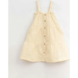Linen Ruffle Top Tiered Dress
