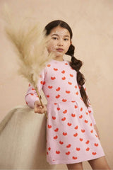 Love Hearts Dress | Bubble Gum