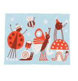 Bug Band Knit Mini Blanket