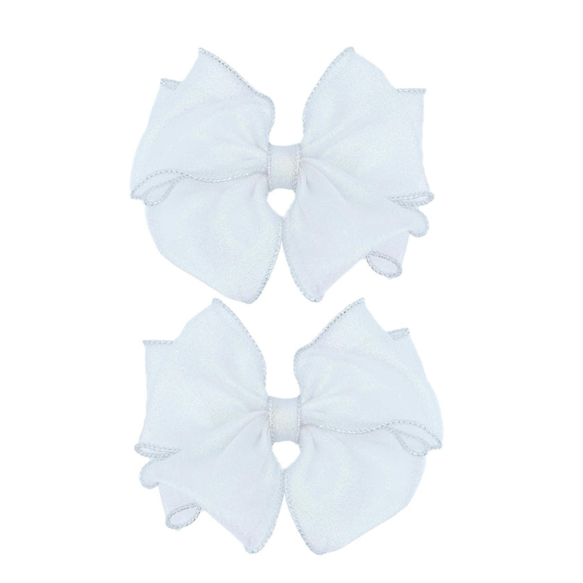 Shimmering Bow Hairclip Set