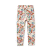 Printed Everyday Joggers, Watercolor Wildflowers