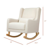 Babyletto Kai Rocker in Eco-Performance Fabric | Water Repellent & Stain Resistant