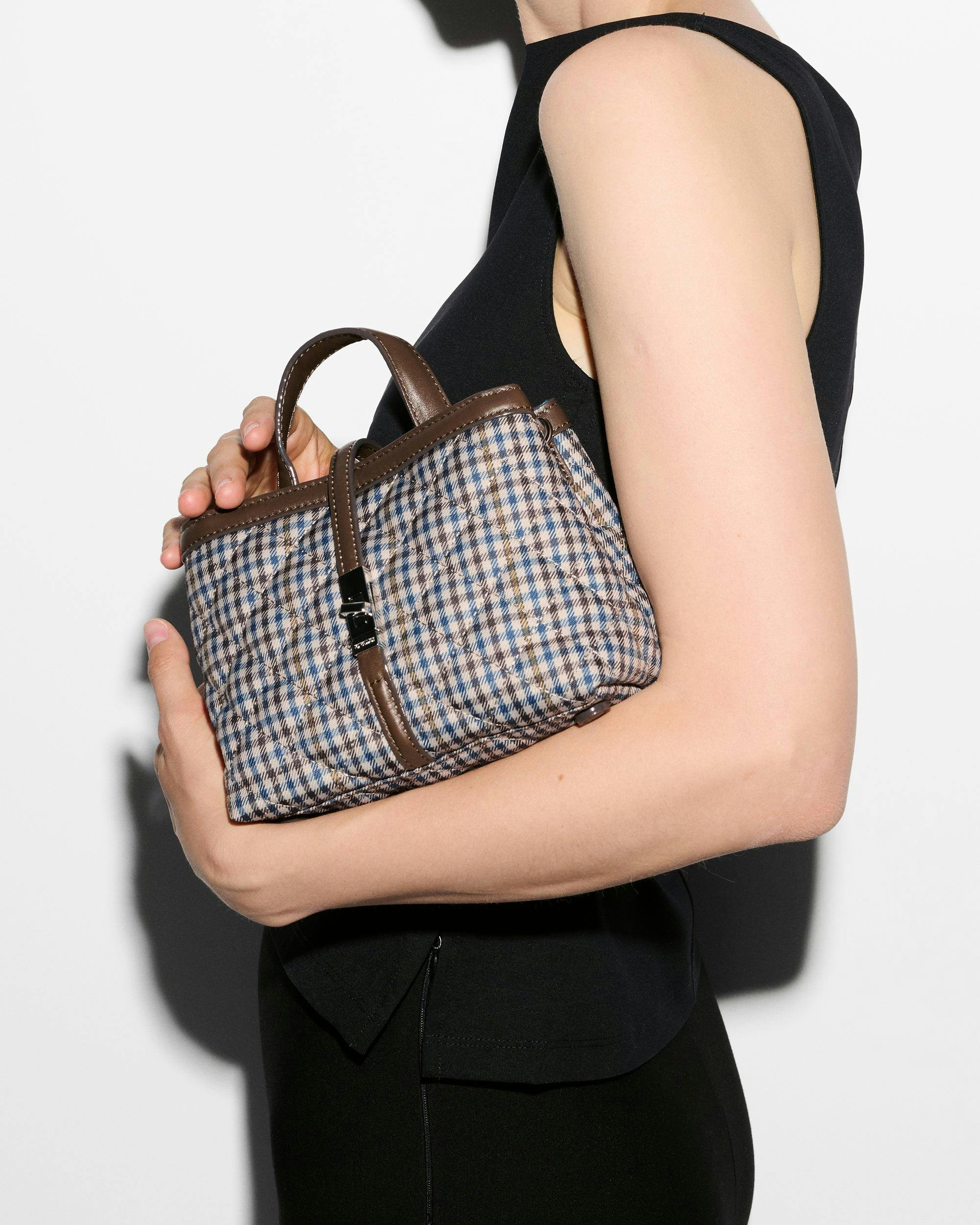 Heritage Check Mini Astor Top Handle