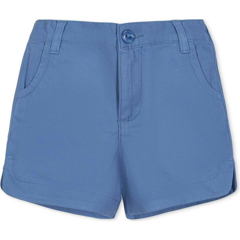 Organic Stretch Chino Pull-On Short, Blue