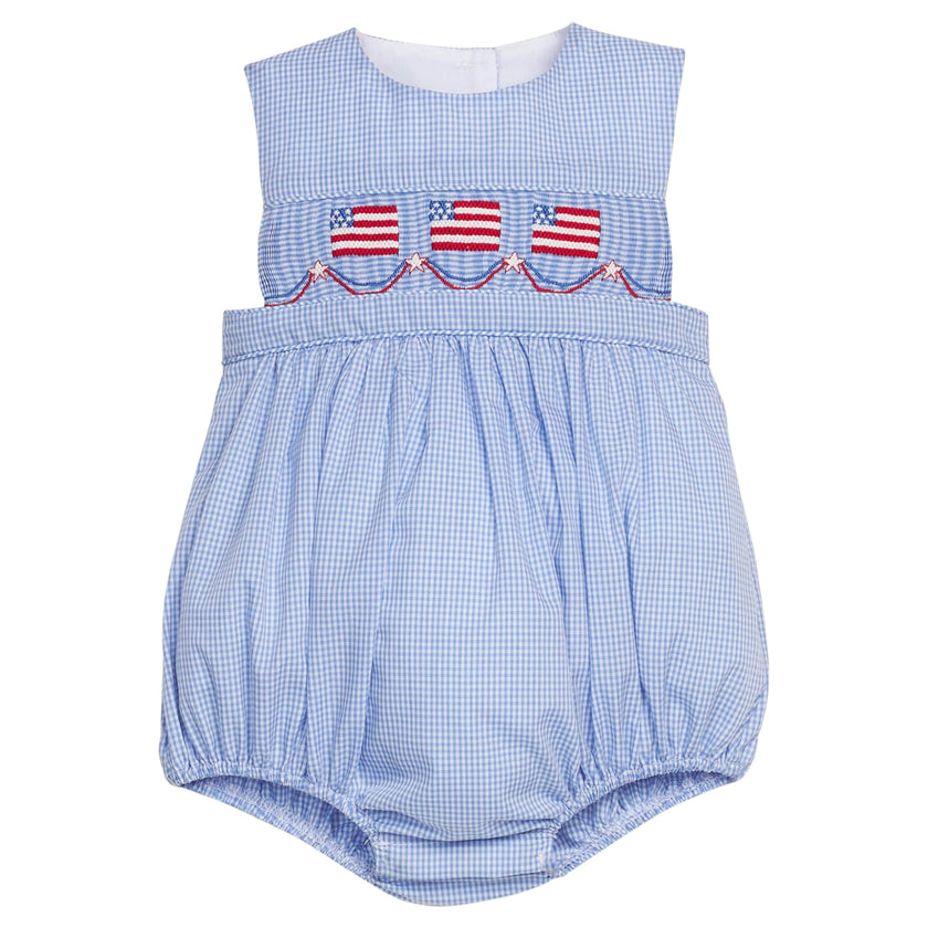 Smocked Apron Bubble - Flags