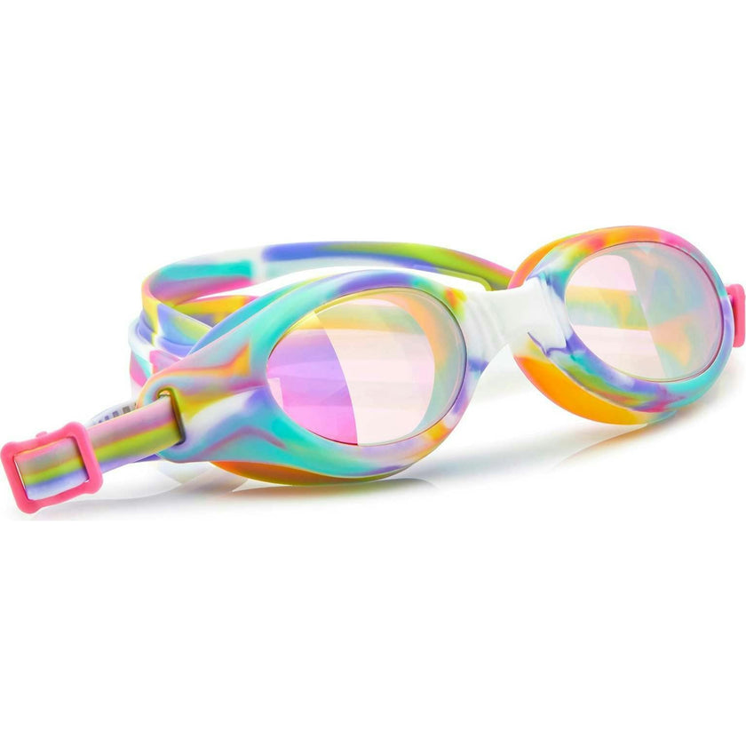 Neapolitan Swirl Taffy Girl Swim Goggle
