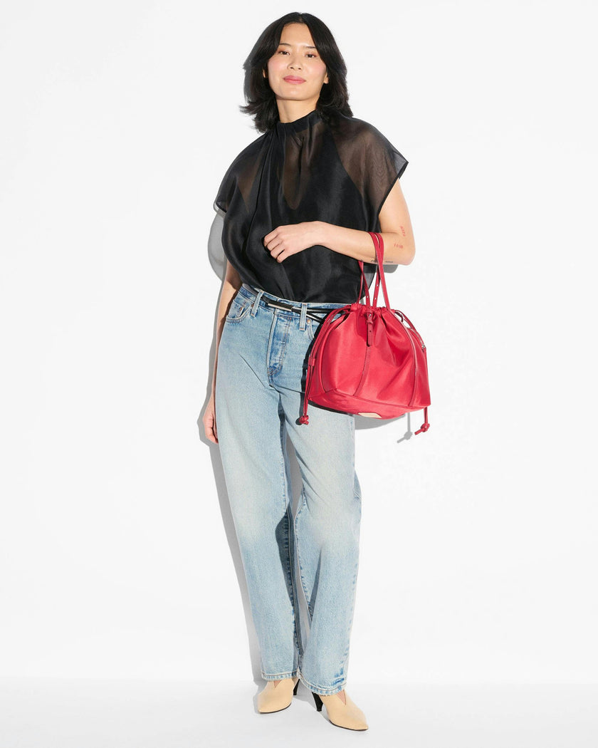 Red Apple Small Waverly Tote