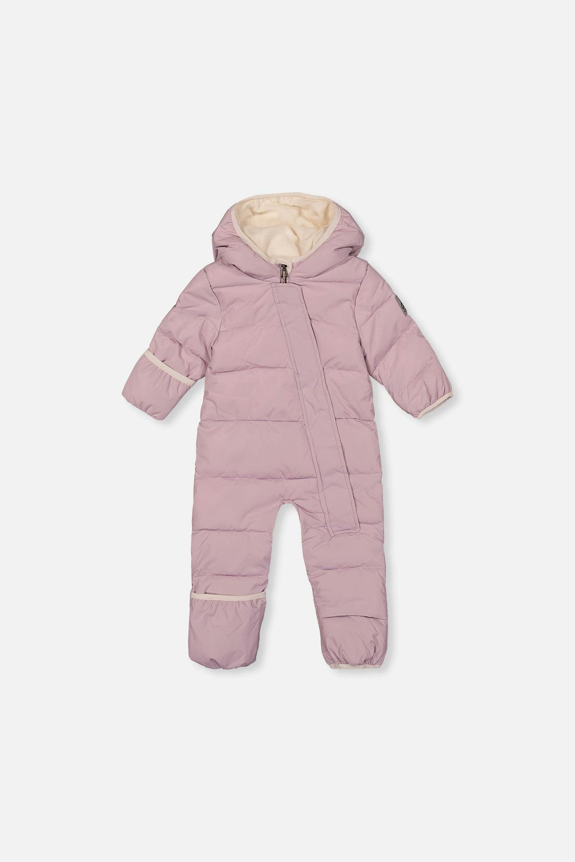 Baby Cloud One Piece Snowsuit Adapted For Car Seats Lavender
