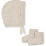 Organic Sweater Bonnet and Bootie 2-Piece Set