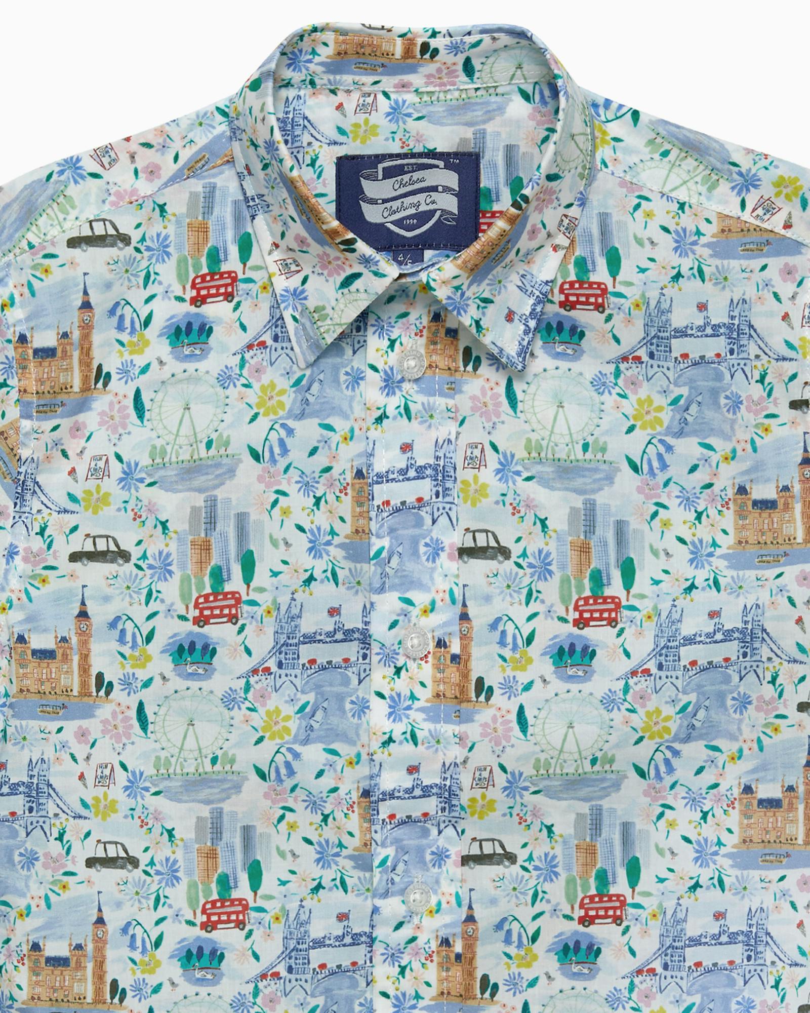 Short-Sleeved London Scenes Shirt