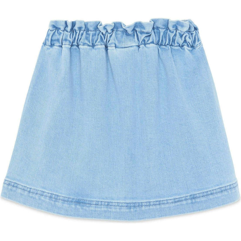 BONTON Douchka Skirt - Denim Blanchi