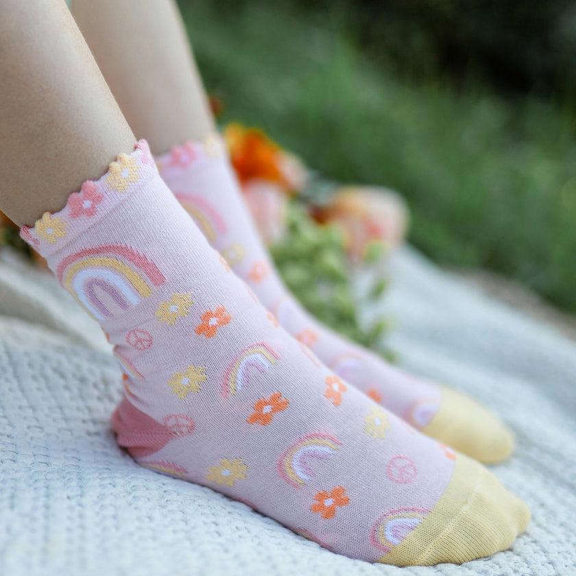 Groovy Socks, Pink
