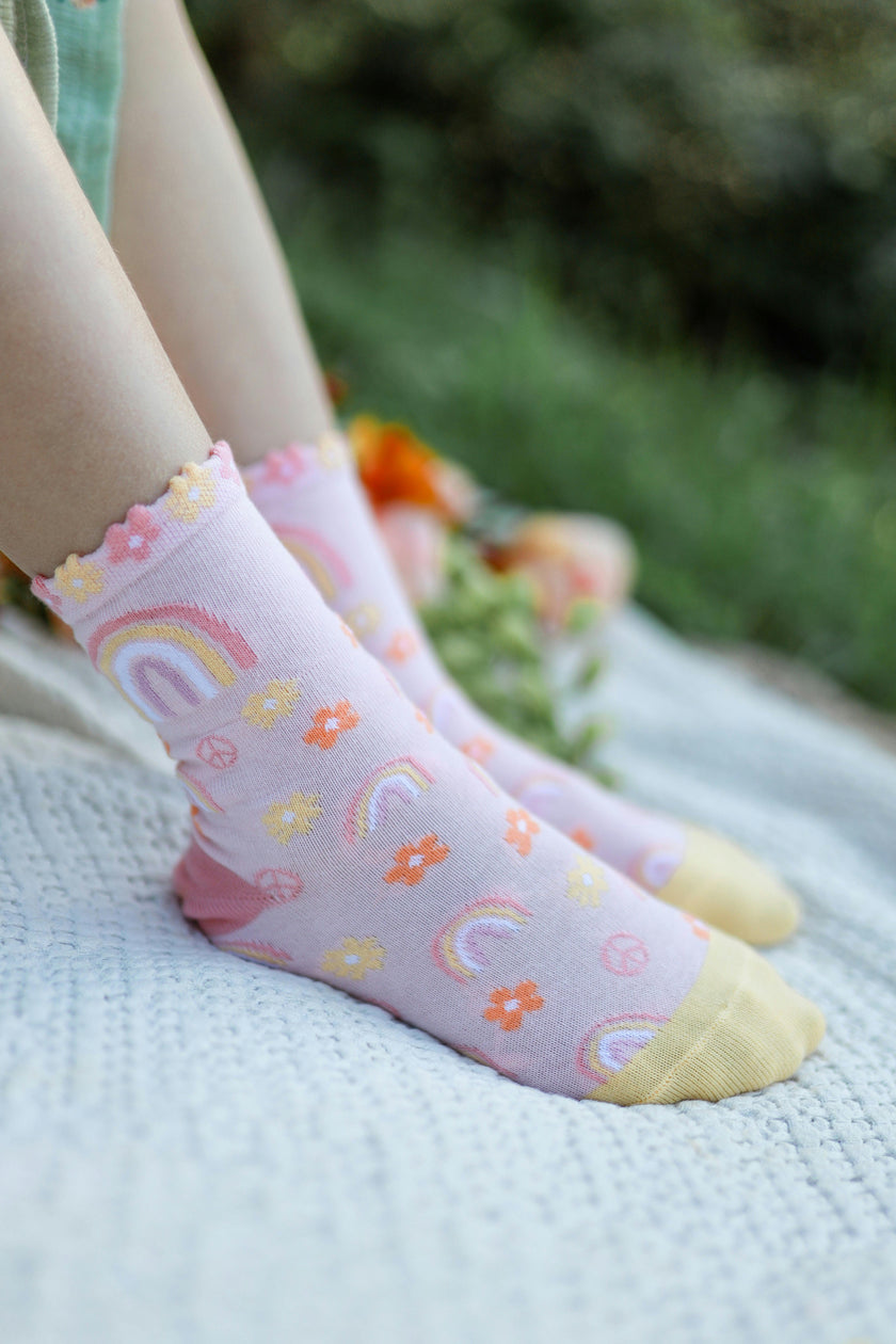 Groovy Socks, Pink