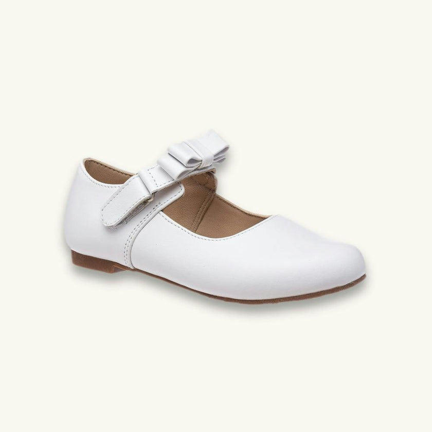 Charlotte Mary Jane | White Leather