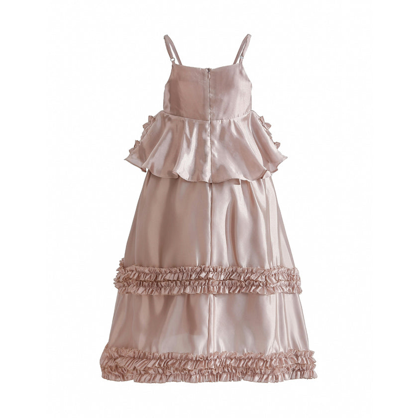 Light Pink Calista Ruffle Skirt Set