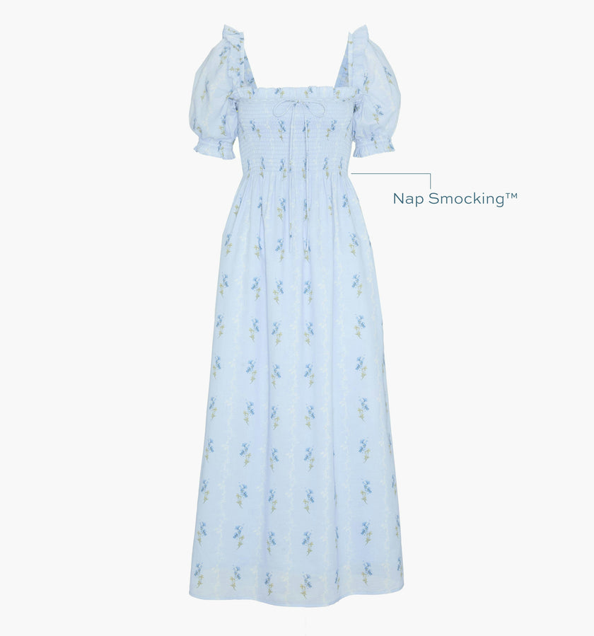 The Scarlett Nap Dress - Bluebell Waltz