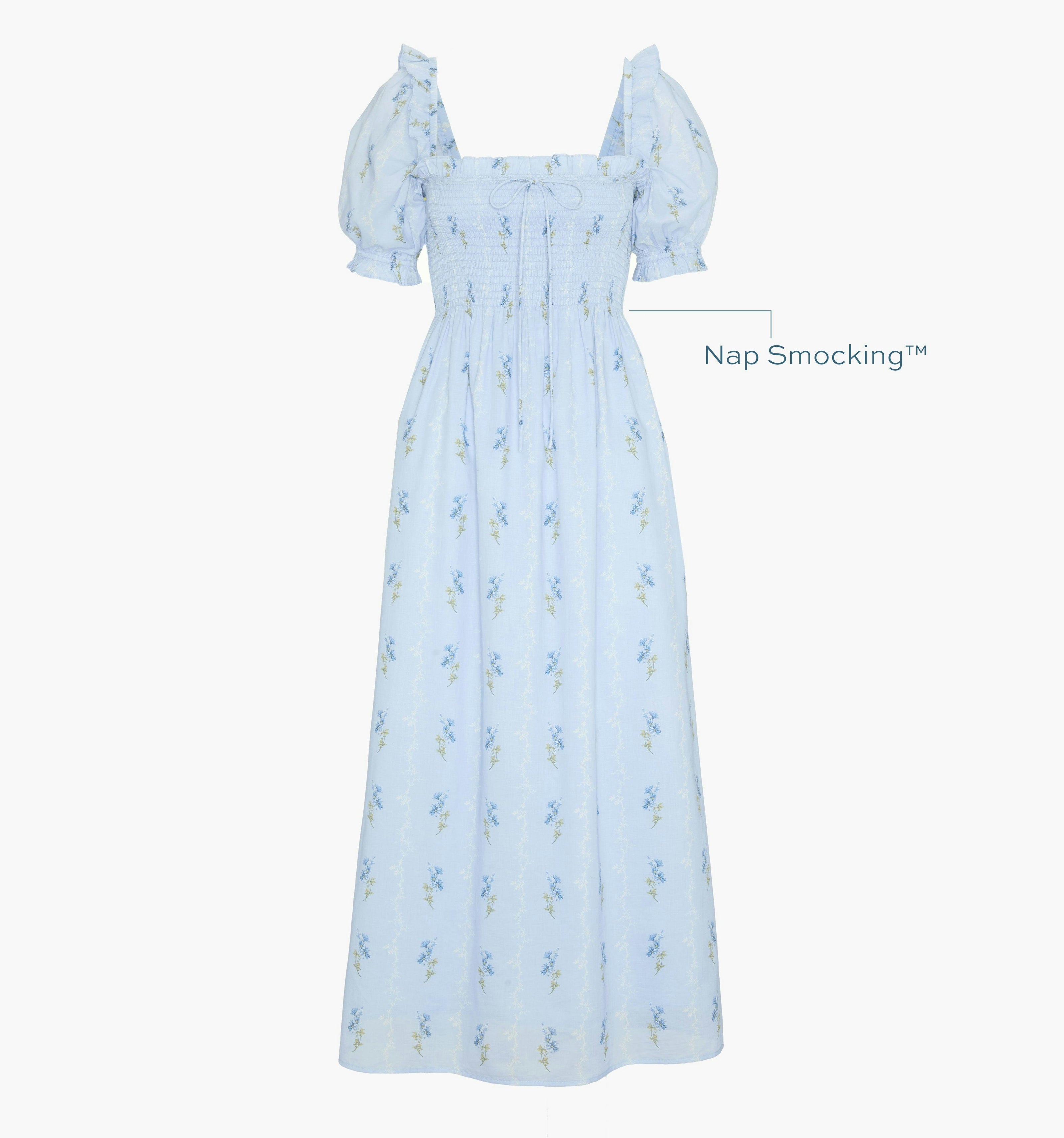 The Scarlett Nap Dress - Bluebell Waltz