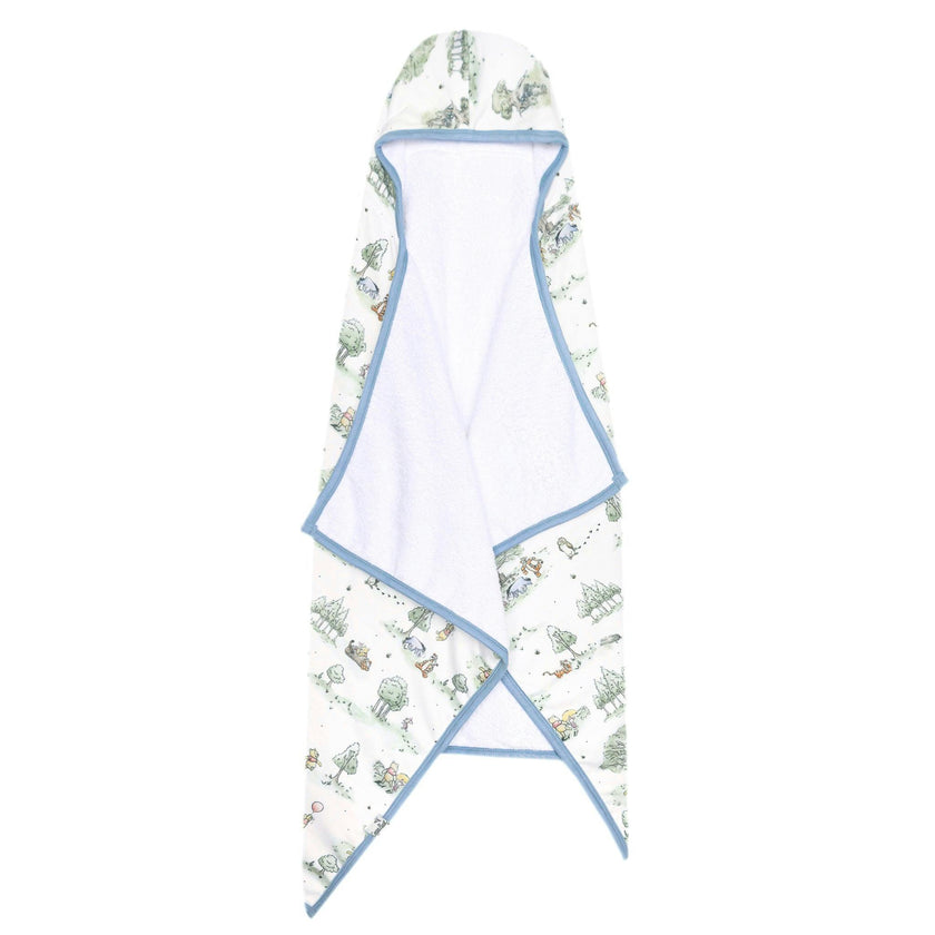 Premium Big Kid Hooded Towel - Hundred Acre Wood