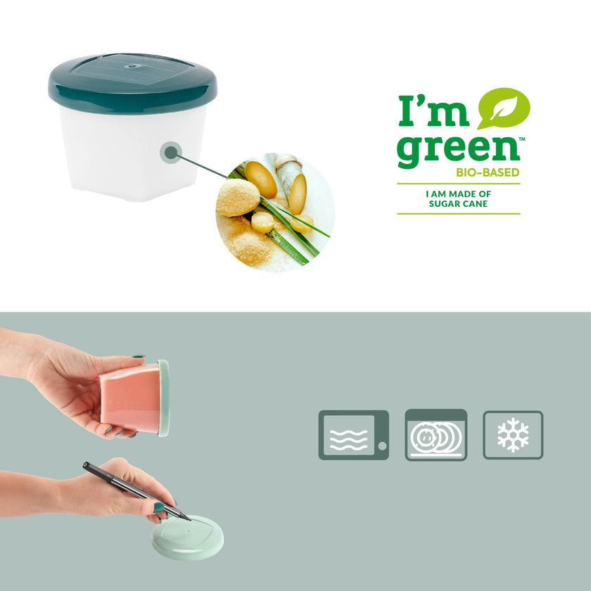 Biosourced Baby Food Storage Jars | Plant-Based, BPA-Free
