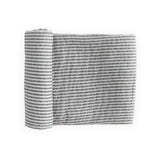 Cotton Muslin Swaddle Blanket - Grey Stripe