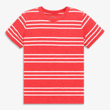 Kids heathered tee in stripe