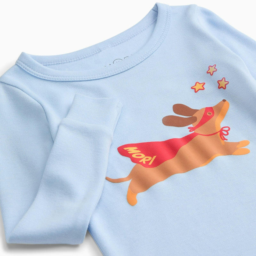 Superhero Sausage Dog Pajama Set