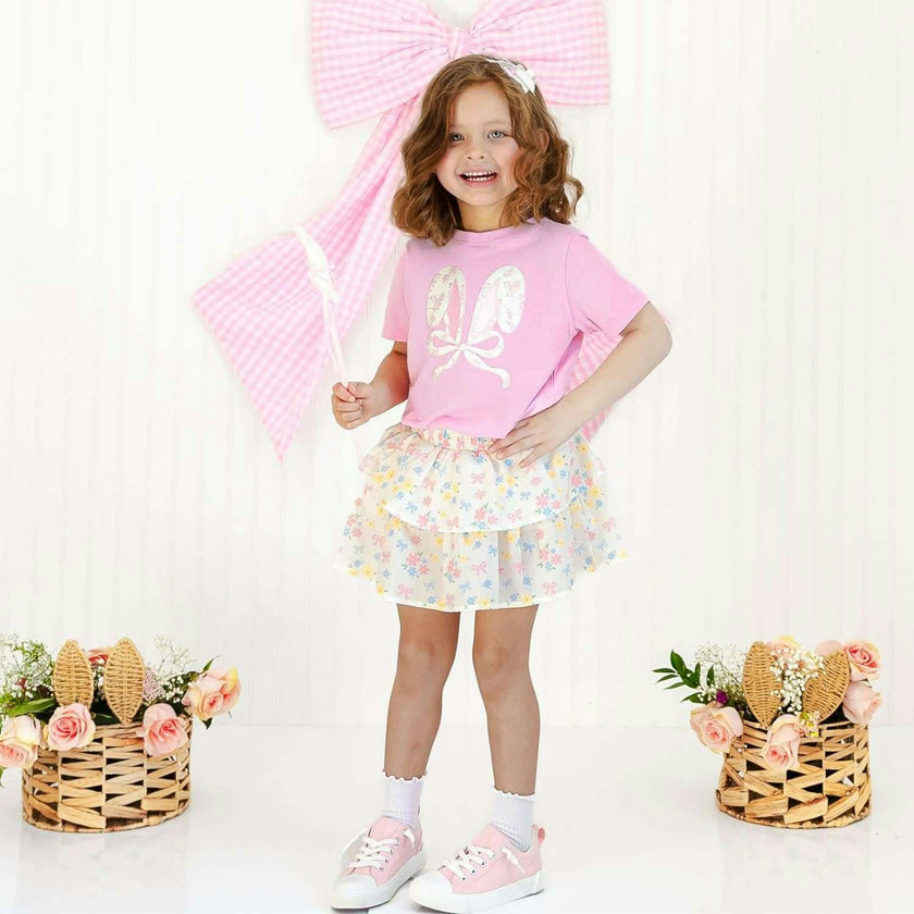 Shaker Easter Bunny Ear Bow Headband