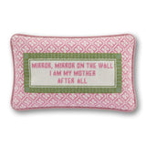 Mirror Mirror Needlepoint Pillow