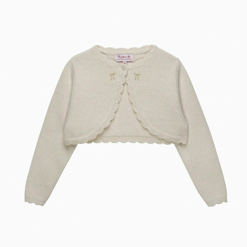Maria Embroidered Bolero Cardigan