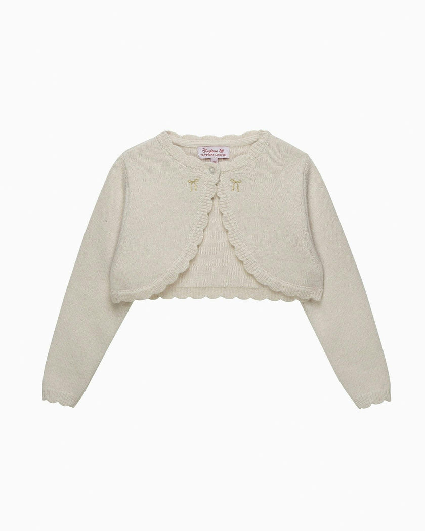 Maria Embroidered Bolero Cardigan