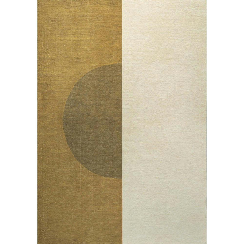 Demie Minimalist Graphic Circle Machine-washable Area Rug