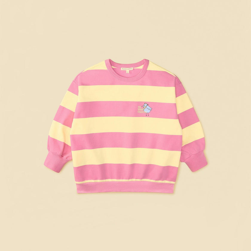 Organic Sunday Striped Sweatshirt