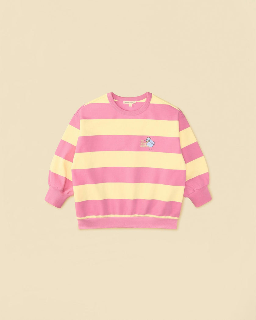 Organic Sunday Striped Sweatshirt
