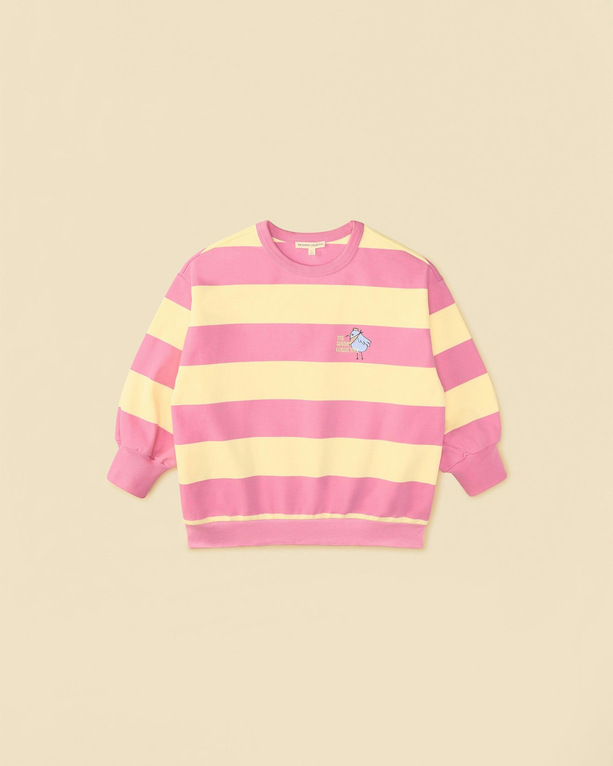Organic Sunday Striped Sweatshirt