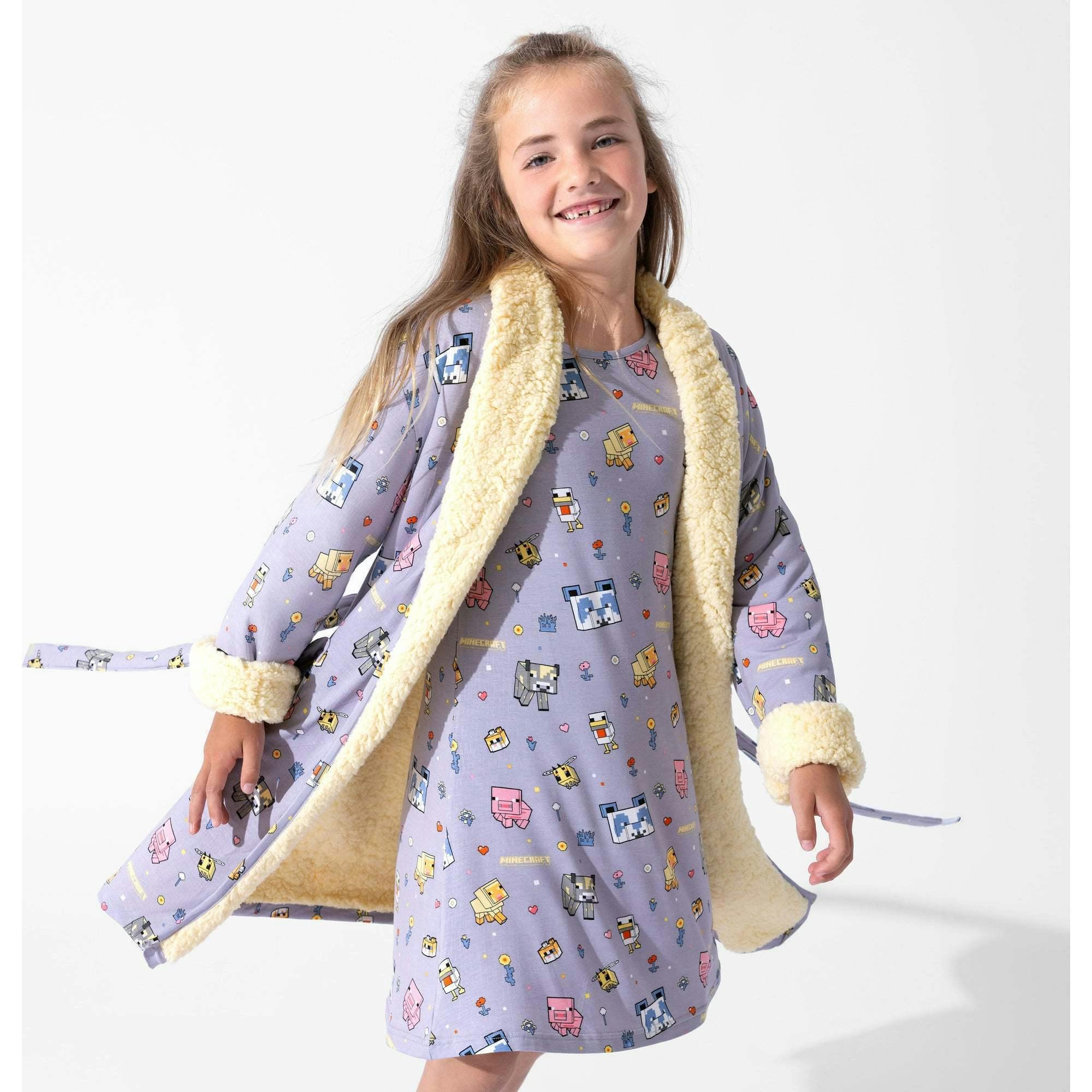Minecraft Pixel Pals Girls' Short Sleeve Dress