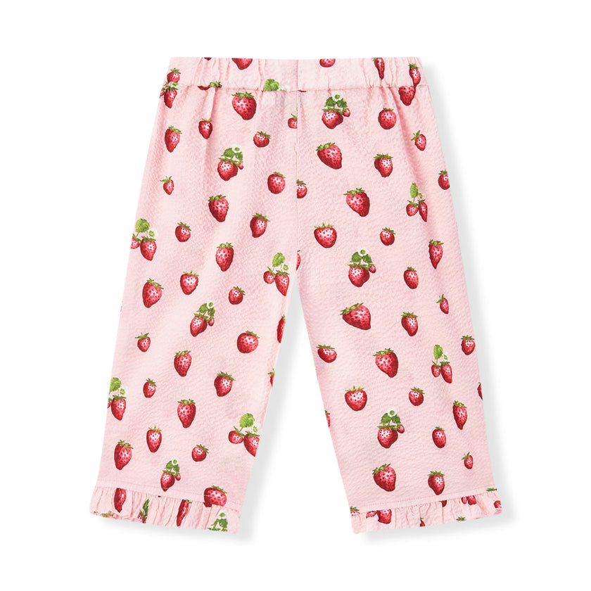 Strawberry Ruffle Tank and Pant Set