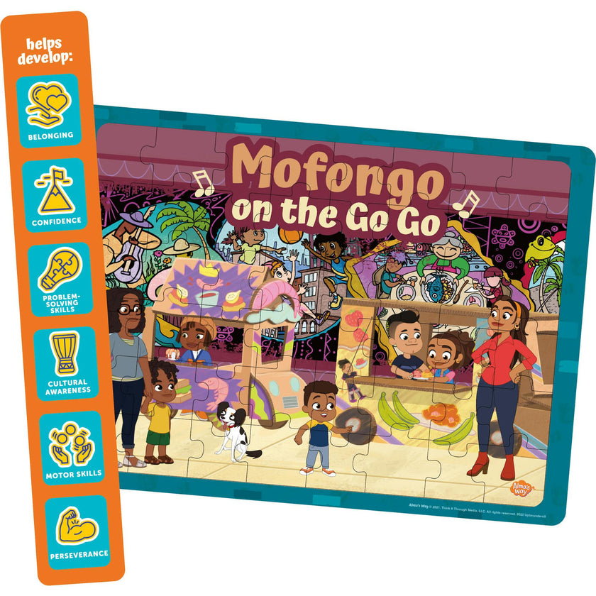 Alma’s Way™ Mofongo on the Go Go 48p FSC® Wooden Tray Puzzle