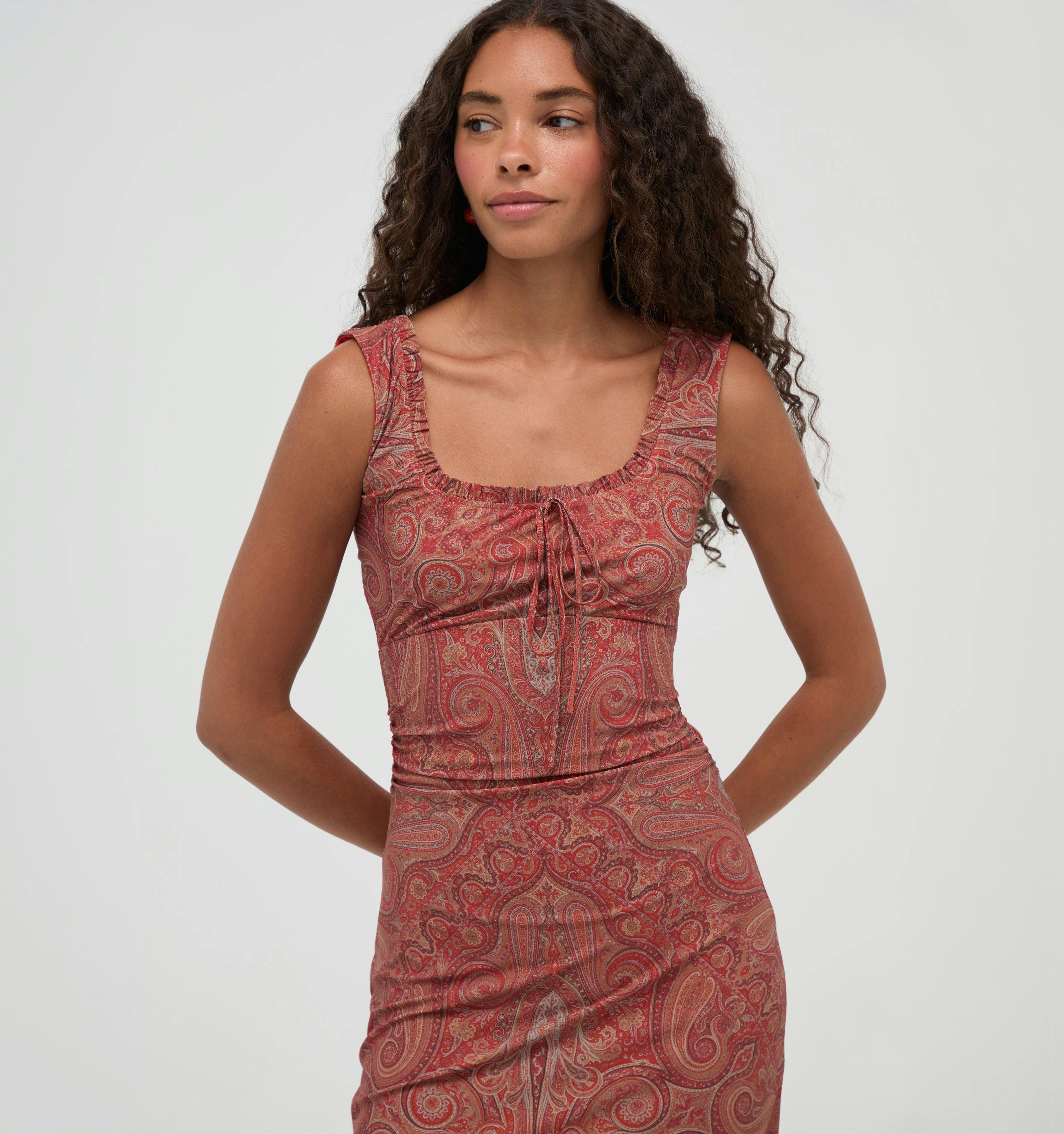 The Coraline Dress -  Cypress Paisley