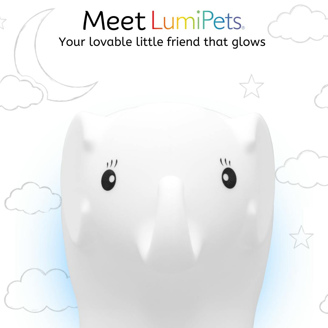 LumiPets® Eggbert the Elephant- Children's Touch Night Light
