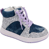Skye High Top Denim Sneaker, Blue