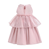 Pink Veda Petal Princess Tulle Dress