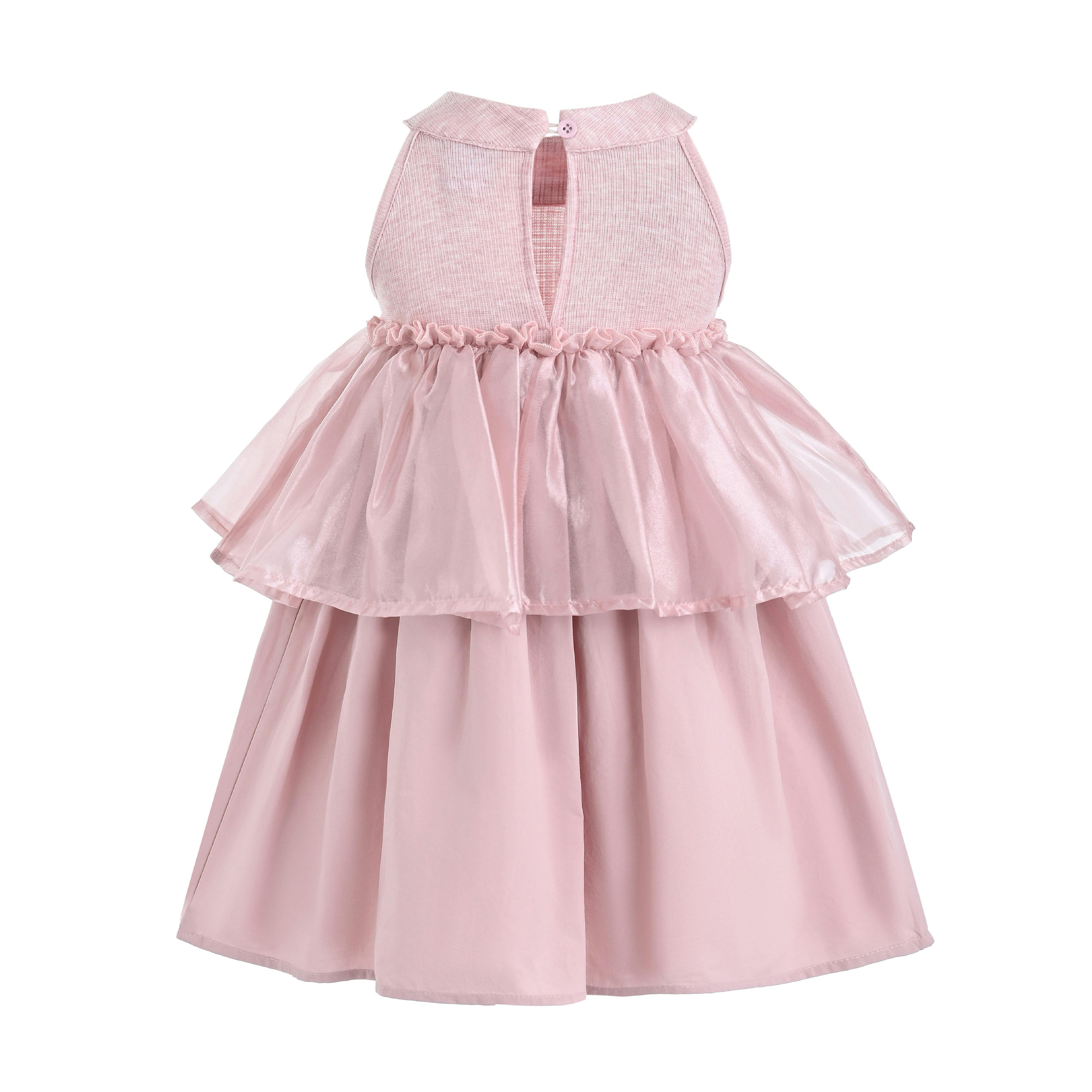 Pink Veda Petal Princess Tulle Dress