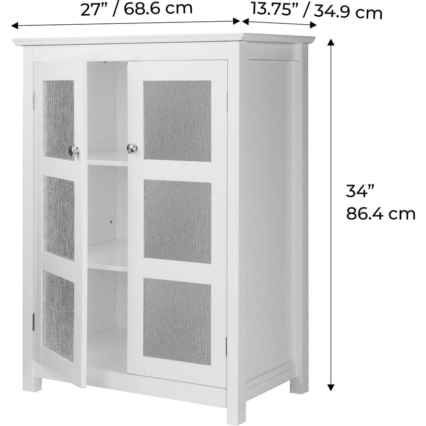 Connor 2 Door Floor Cabinet with Adjustable Shelf