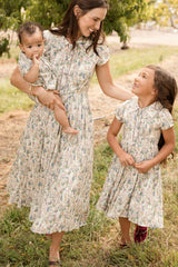 Mini Amber Dress in Autumn Bouquet