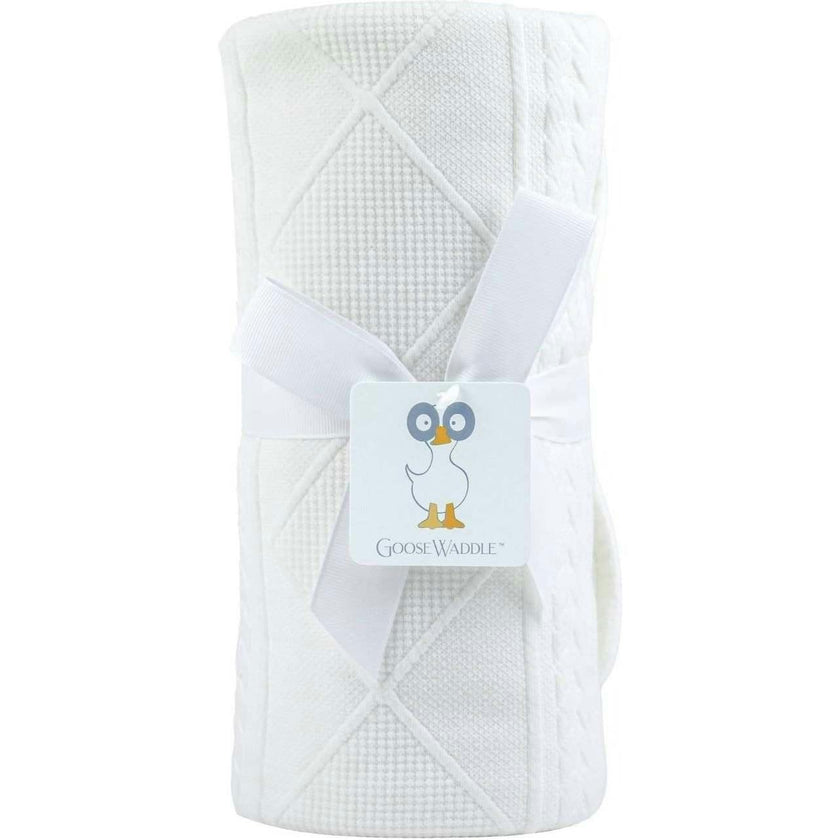 White Knit Blanket