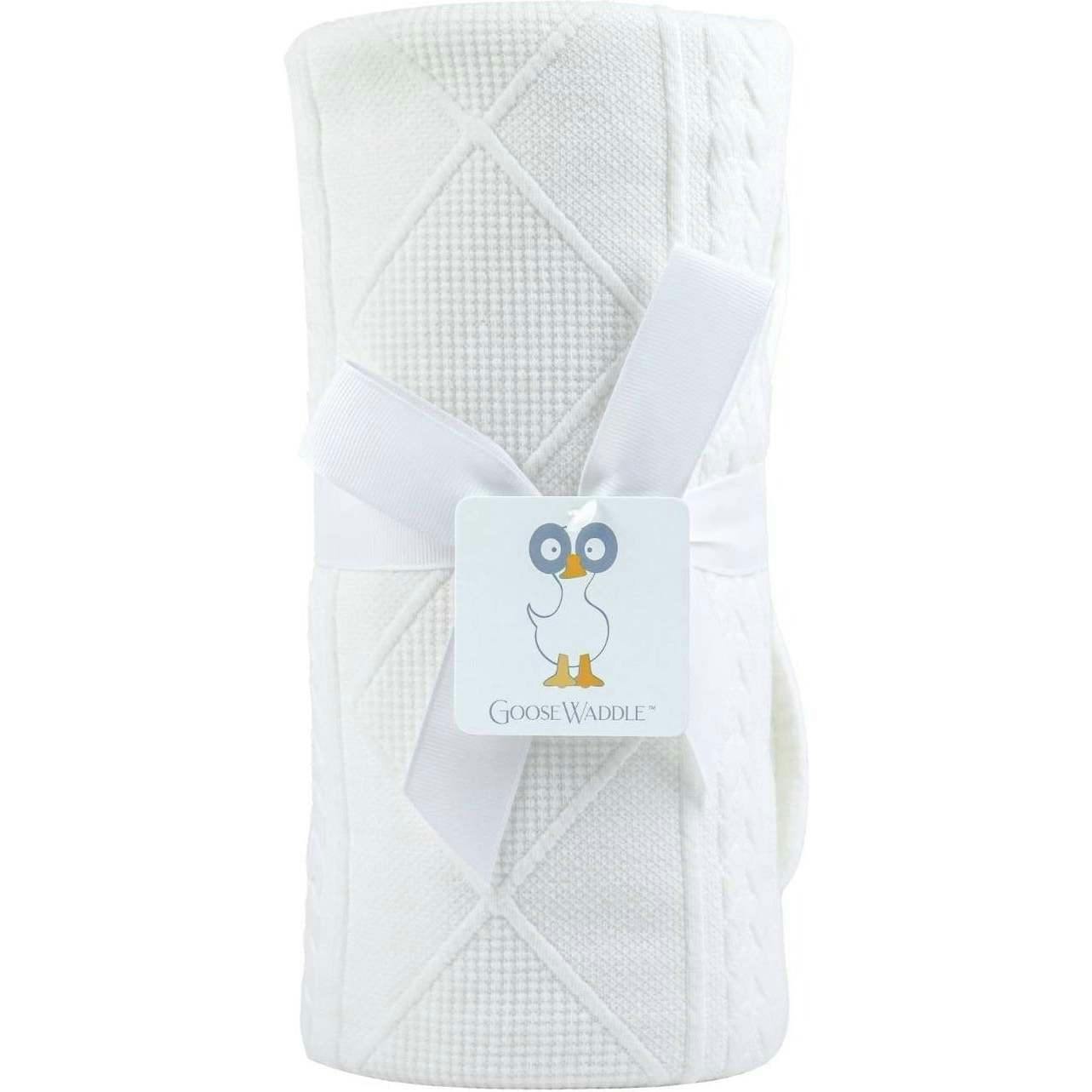 White Knit Blanket