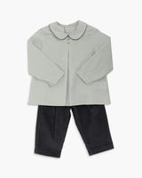 Darius Shirt Dusty Blue Vichy