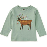& Butterflies Graphic Tee, Green