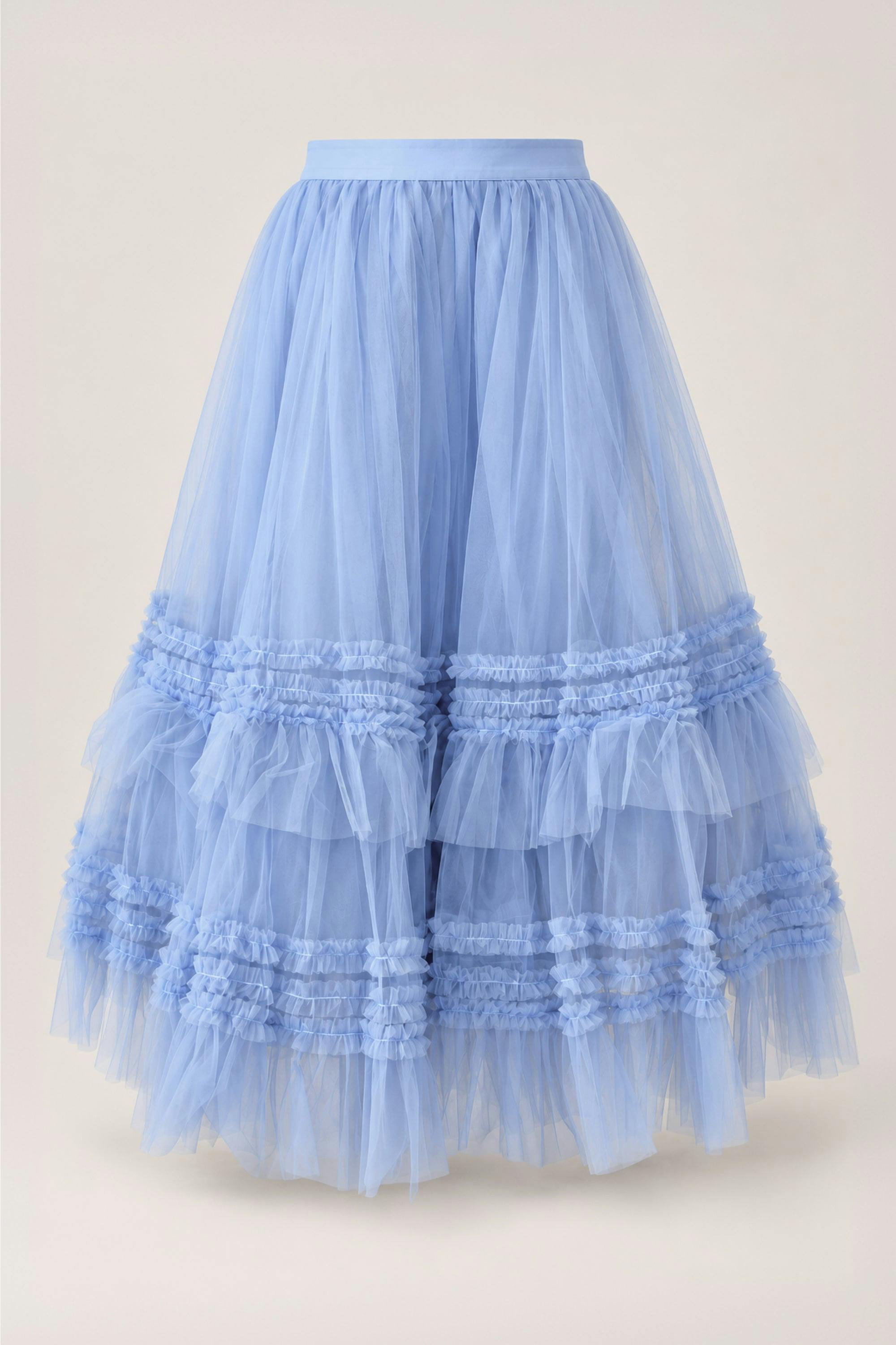 Celestine Skirt in Misty Blue