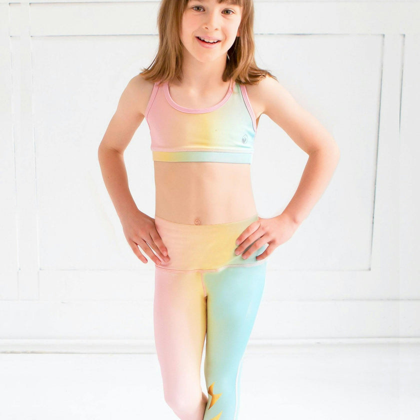 Fenna Pastel Activewear Capri Leggings